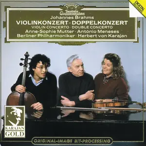 Anne-Sophie Mutter, António Meneses, Herbert von Karajan - Brahms: Violin Concerto, Double Concerto (1993)