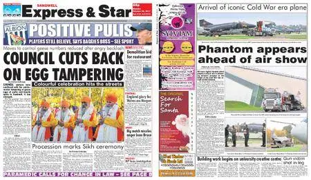 Express and Star Sandwell Edition – October 30, 2017