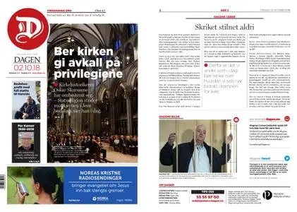 Dagen Norge – 02. oktober 2018