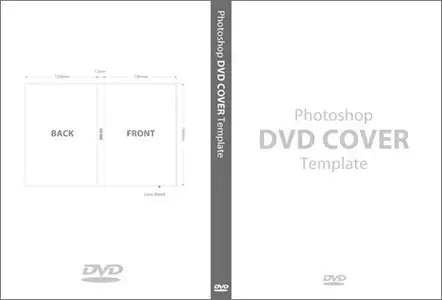 DVD Cover Template for Photoshop