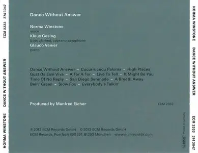 Norma Winstone - Dance Without Answer (2014) {ECM 2333}