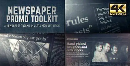 Newspaper Promo Toolkit - Project for After Effects (VideoHive)