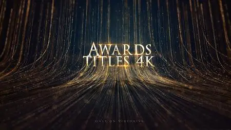 Awards Titles 4K and Awards Background Loop 4K - Project for After Effects (VideoHive)