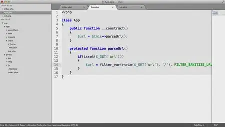 Learn PHP Model View Controller Pattern PHP MVC (2014)