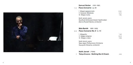 Keith Jarrett - Samuel Barber, Bela Bartok, Keith Jarrett (2015) {ECM New Series 2445}