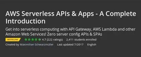 Udemy - AWS Serverless APIs & Apps - A Complete Introduction