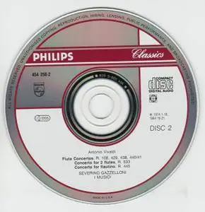 Vivaldi - Complete Flute Concertos - Severino Gazzelloni (1996) {2CD Philips Duo 454 256-2 rec 1964-1974}
