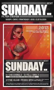 GraphicRiver Sexy Sunday Flyer Template