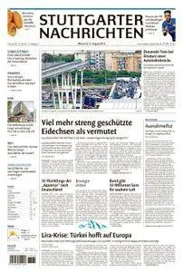 Stuttgarter Nachrichten Stadtausgabe (Lokalteil Stuttgart Innenstadt) - 15. August 2018