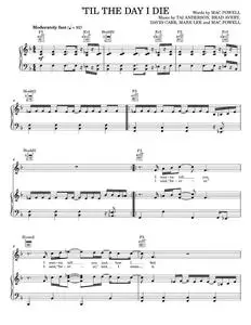 Til the day i die - Third Day (Piano-Vocal-Guitar)
