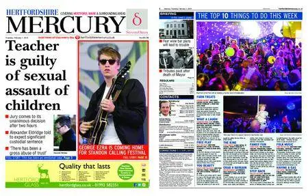 Hertfordshire Mercury – February 01, 2018