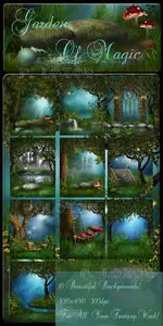 Garden Of Magic backgrounds