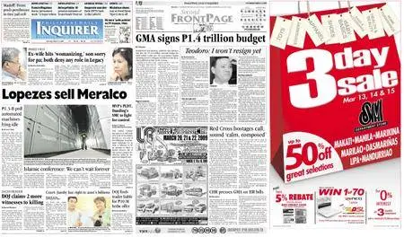 Philippine Daily Inquirer – March 14, 2009