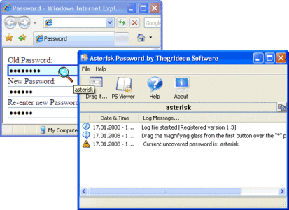 TheGrideon Software Asterisk Password 1.4