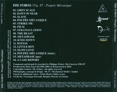 Die Form - Poupée Mécanique (1987) [2003, Reissue, Remastered]