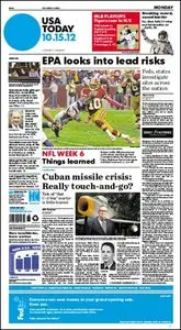 USA Today - 15 October 2012