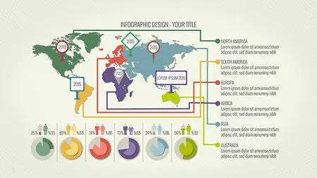Retro Infographic Kit - Project for After Effects (VideoHive)