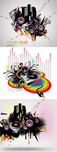 Urban Musical Vector