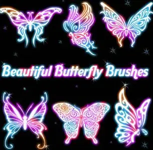 Beautiful Butterfly Brushes for Adobe Photoshop