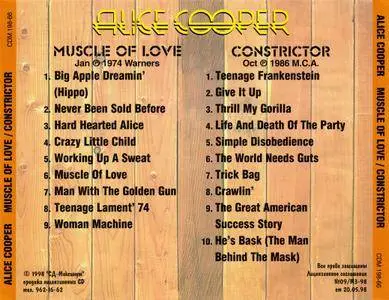 Alice Cooper - Muscle Of Love `74 & Constrictor `86 (1998)