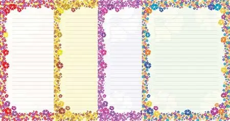  Vector Flower Papers