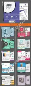 Brochure and flyer template vector 26
