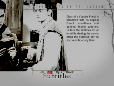 Diary of a Country Priest (1951) - (The Criterion Collection - #222) [DVD9] [2004]