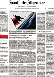 Frankfurter Allgemeine Zeitung vom Samstag, 24. Januar 2015