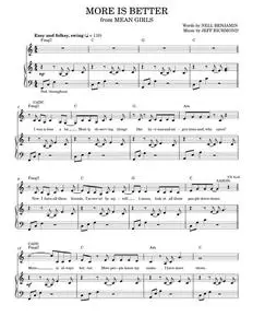 Mean girls - more is better – Misc Soundtrack (Piano Vocal)