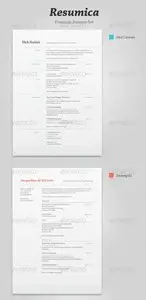 GraphicRiver Resumica Resume Set