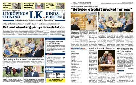 Linköpings Tidning & Kinda-Posten – 22 september 2017