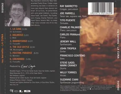 Ray Barretto - La Cuna (1979) [Remastered 2003]