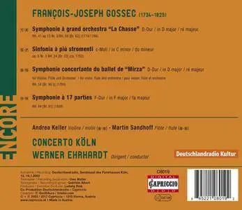 Concerto Koln & Werner Ehrhardt - Gossec: Symphonies (2017)