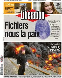 Libération du Samedi 18 Février 2012
