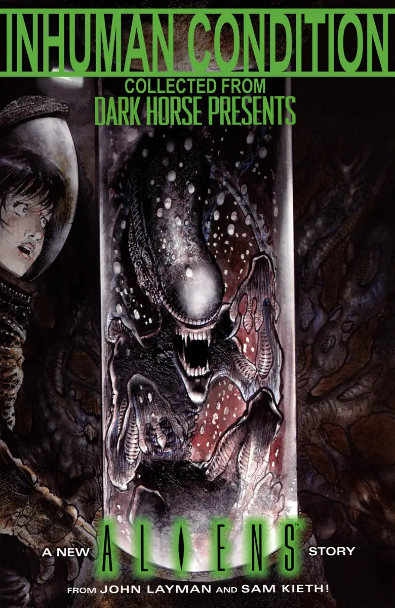 Случайный рассказ с чужой. Комиксы про пришельцев. Dark Horse presents: Aliens. Aliens: Dark Descent обложка.