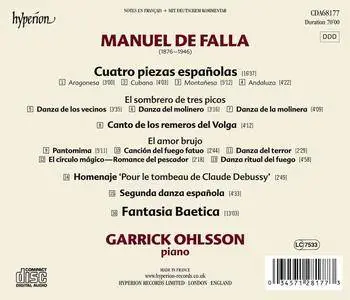 Garrick Ohlsson - Manuel de Falla: Fantasia Baetica (2018)