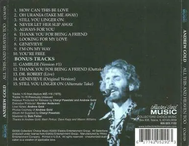 Andrew Gold - All This And Heaven Too (1978) [2005, Remastered with Bonus Tracks]