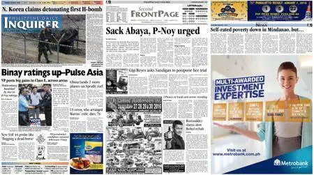 Philippine Daily Inquirer – January 07, 2016