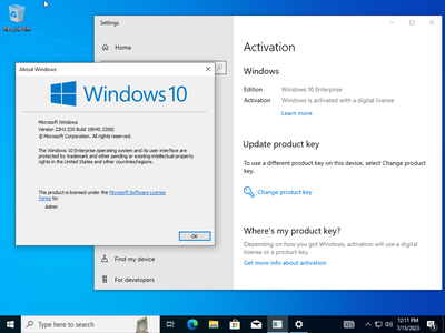 Windows 10 Enterprise 22H2 build 19045.3208 Preactivated (x64) Multilingual July 2023