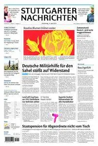 Stuttgarter Nachrichten Stadtausgabe (Lokalteil Stuttgart Innenstadt) - 12. April 2018