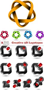 Vectors - Creative 3D Logotypes