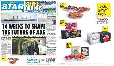 Shropshire Star Shrewsbury Edition – May 03, 2018