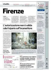 la Repubblica Firenze - 25 Maggio 2018