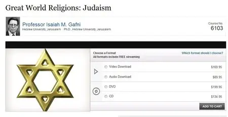 Great World Religions: Judaism [repost]