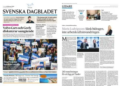 Svenska Dagbladet – 11 februari 2020