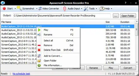 Apowersoft Screen Recorder Pro 1.4.3