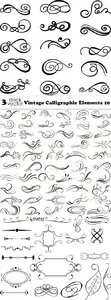 Vectors - Vintage Calligraphic Elements 10