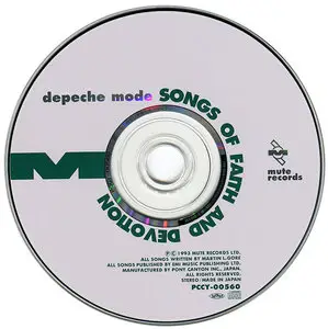 Depeche Mode - Songs Of Faith And Devotion (1993) Japanese Press