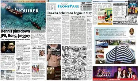 Philippine Daily Inquirer – March 07, 2014