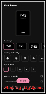 Black Screen  video screen off v1.4.7